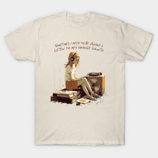 Sometimes I Need To Be Alone & Listen To Rex Orange County T-Shirt